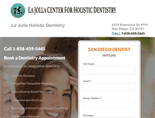 Tablet Screenshot of holisticdentistcare.com